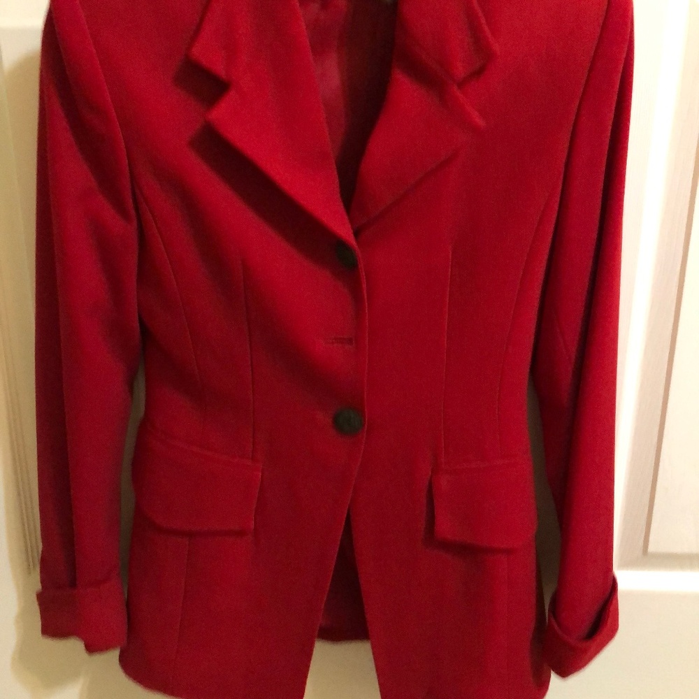Red blazer